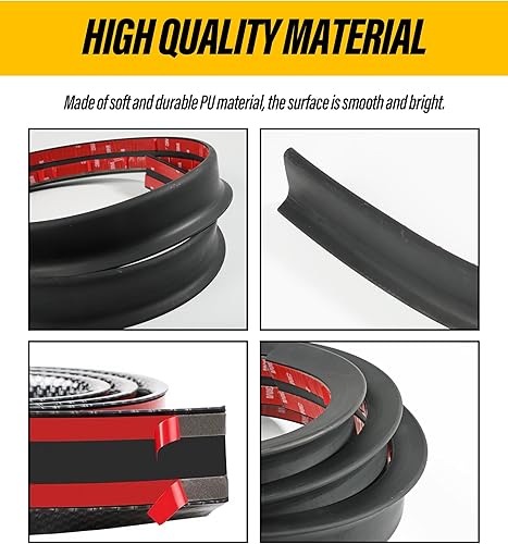 Miniatura 4 de ESEWALAS Alerón Trasero Universal para Automóvil Exterior, Kit de Alerón de Labio de Techo del Maletero del Automóvil, Alerón para Automóviles,