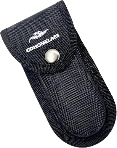 Bolsa de nailon (tamaño mediano) para multiherramienta de 4.5 a 4.75 pulgadas, funda de nailon de transporte horizontal para cuchillos plegables