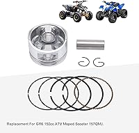 Vista 6 de GOOFIT Kit de montaje de anillo de pistón de 2.260 in para GY6 157QMJ ATV Go Kart ciclomotor Scooter