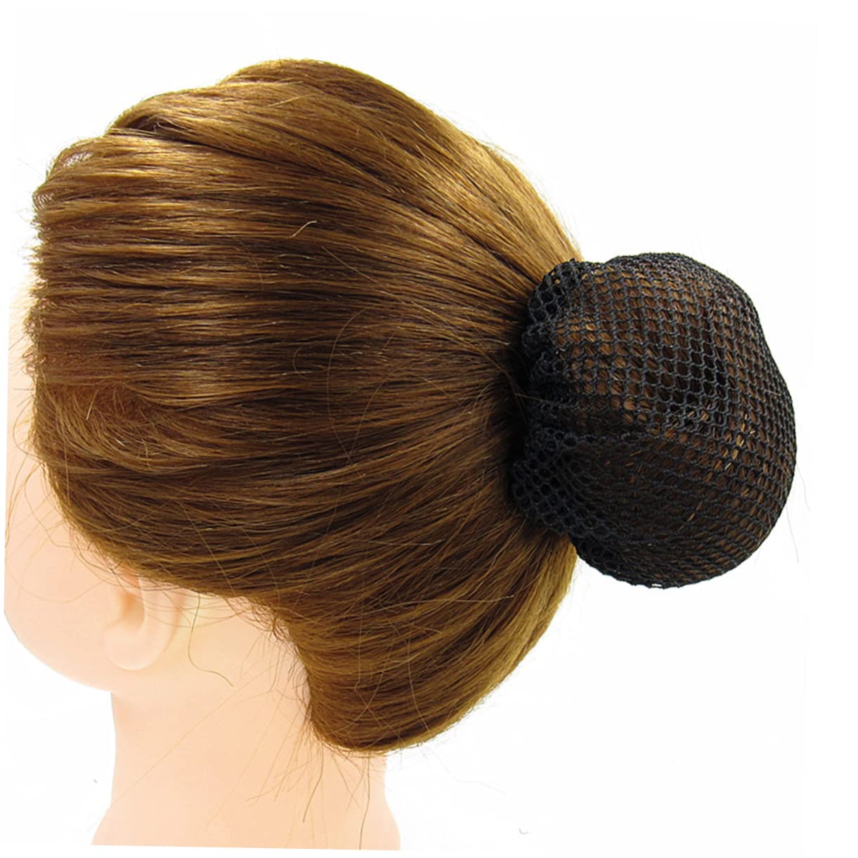 Housoutil 3 Sets Hochelastisches Haar Für Tanzbrötchen Satin-haarnetz Unsichtbares Haarnetz Für Ballettaufführungen 20 Stück * 3