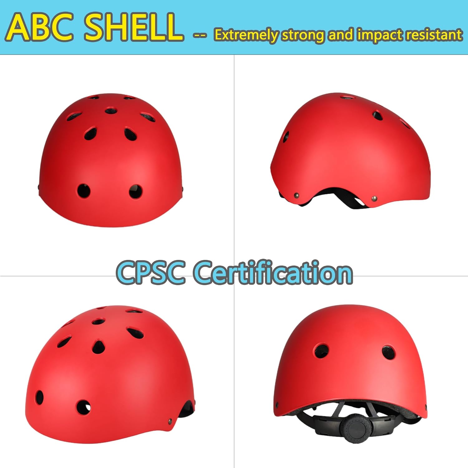 Kids Bike Helmet - Adjustable Toddler Helmets for Ages 2-8/8-14 Years Boys Girls, Multi-Sport Kids Helmet for Bicycles Skateboarding Scooter Balance Bike… - Image 2