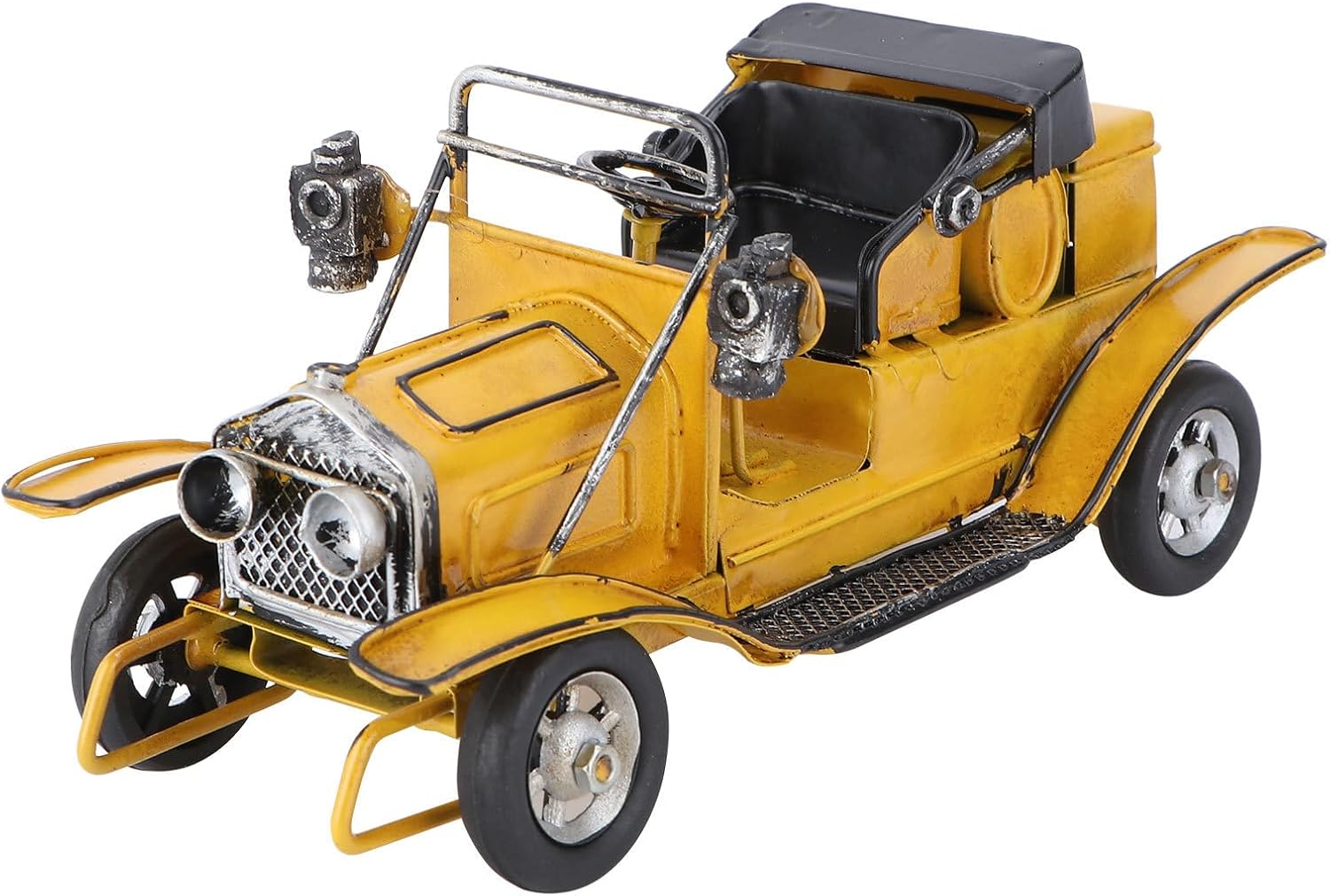 ABOOFAN Vintage Wrought Iron Car Model Decoration Metal Craft Collectible Vehicle Ornament for Home Bar Shop Display 7.08 Inch