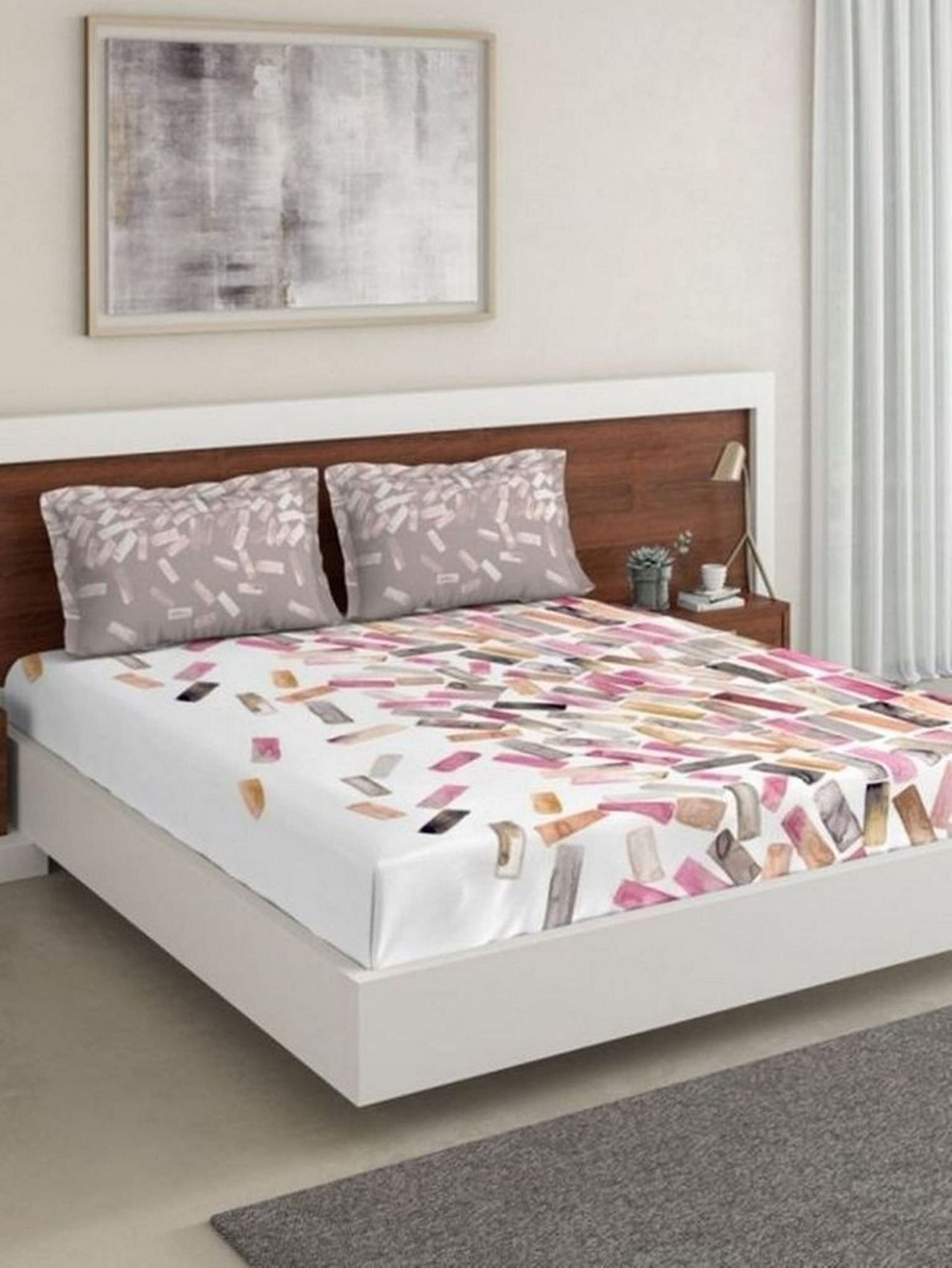 See full amazon price history chart for DDECOR Live beautiful Brick 100% Cotton Double Bedsheet with 2 Pillow Covers, Pink DDECOR Live beautiful Brick 100% Cotton Double Bedsheet with 2 Pillow Covers, Pink (B089SZ37DF) Amazon Price History, Amazon Price Tracker