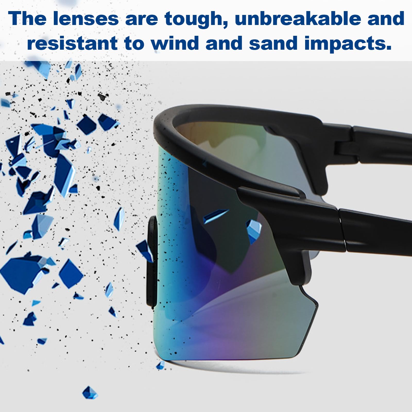 Gafas Polarizadas Ciclismo Deportivas para Hombre y Mujer, Resistentes al Viento UV 400, Cortaviento para Bicicleta
