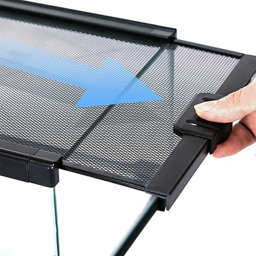 Vista 17 de REPTIZOO - Tanque pequeño de vidrio de 8 galones, terrario de apertura superior, 12 x 12 x 12 pulgadas, leopardo, tarántula, lagarto, cangrejo