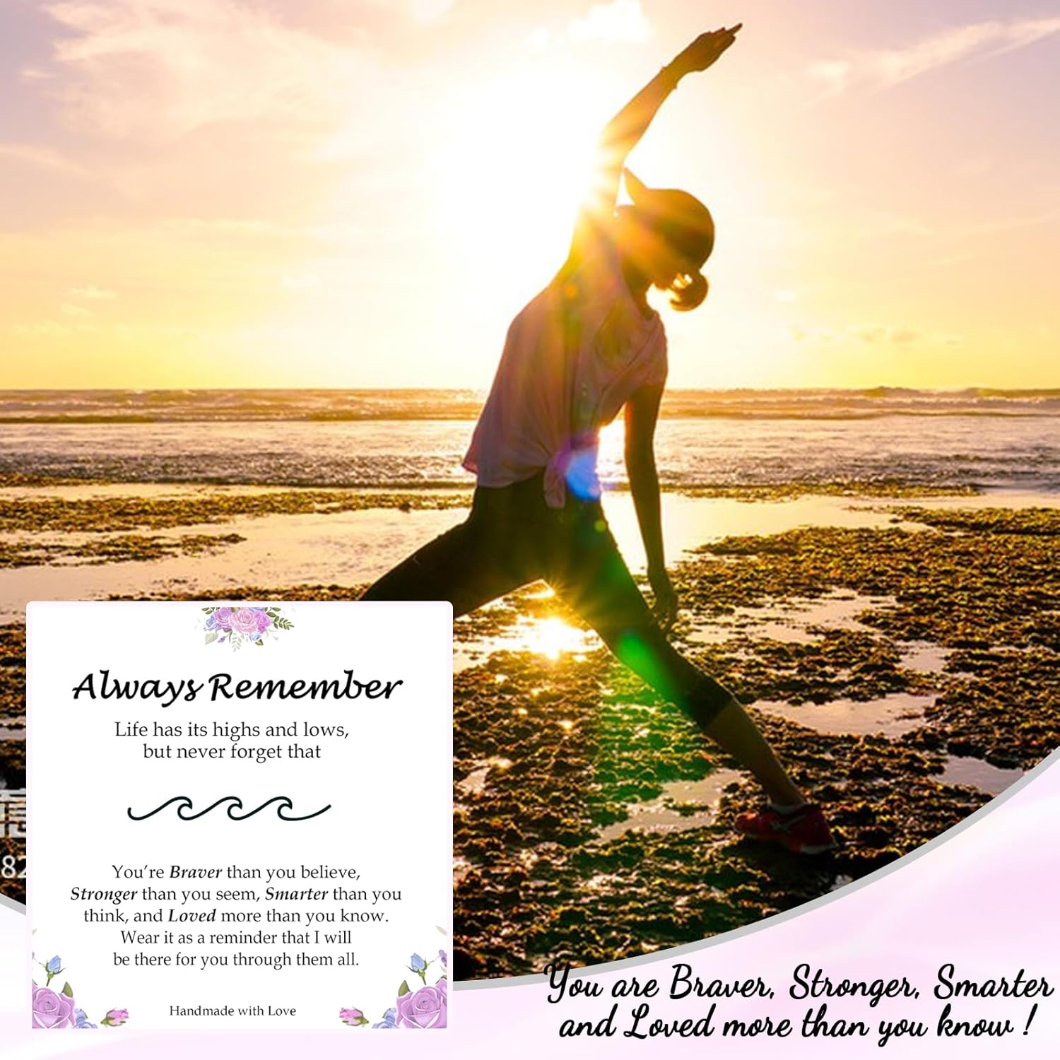 Birthday Gifts for Her Women, Unique Wave Bracelets for Happy Birthday 18th, 21st, 30th, 40th, 50th, 60th Birthday Gifts Ideas for Women Bestie Friend Sister Mom Daughter Wife Grandma Aunt - Image 3