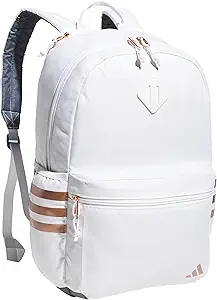 adidas Classic 3-Stripe Backpack for Laptop, School and Travel, 28L