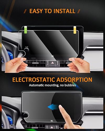 Miniatura 5 de CDEFG Protector de pantalla híbrido para Toyota RAV4 2023 2024 RAV4 Limited XSE TRD Off-Road 2024 2023 RAV 4 Accesorios Cubierta de pantalla táctil