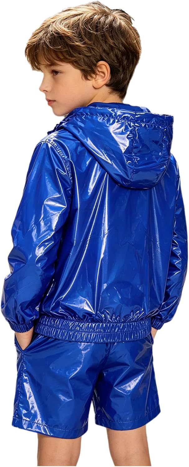 Boys Lightweight Raincoats Recreation Education Stroll