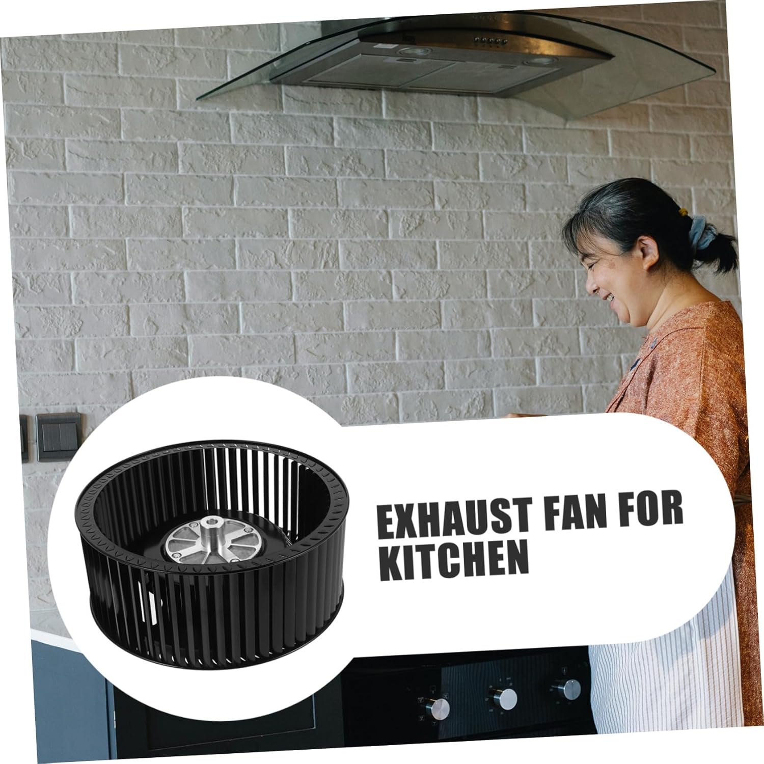 2pcs Vent Hood Blower Wheel Filter Replacement for Kitchen Exhaust Hood Low Noise High Compatibility Durable Motor Assembly Various Models