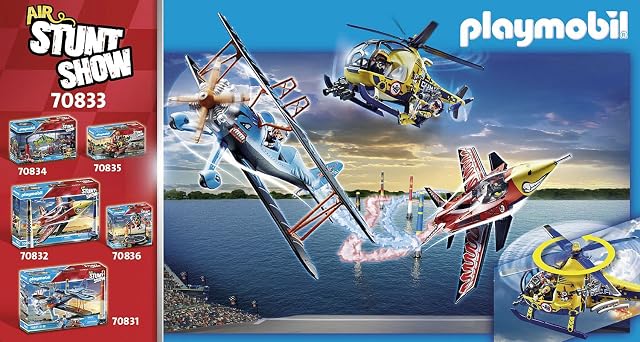 Foto 4 de 7 de PLAYMOBIL Air Stuntshow 70833 Helicóptero Rodaje de película, Avión de Juguete con tripulación
