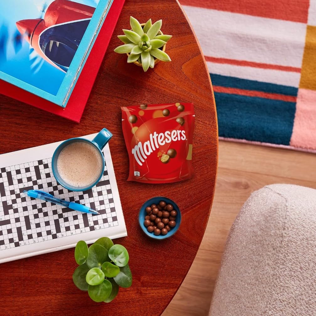 MALTESERS - Grand Format de Bonbons Chocolat au Lait Cœur Croquant - 24 sachets de 68g
