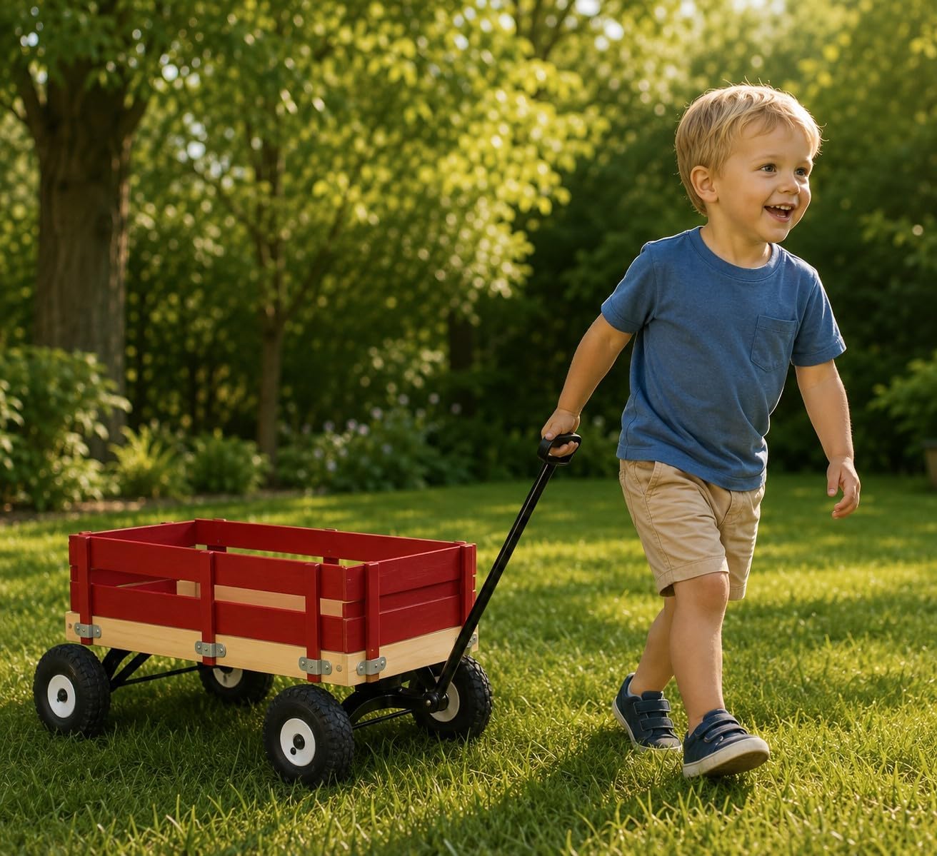 Hub Cap Replacement Compatible with Popular Red Wagon Brand, Steel & Wood Wagons 1/2" Black (NOT for Plastic or Folding or Little Wagons Model W5, Please Read Product Description)