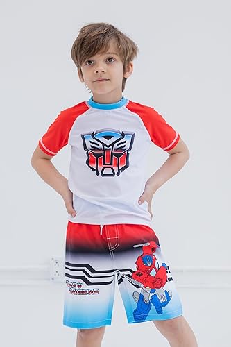 Vista 2 de Transformers Optimus Prime - Traje de baño para niños pequeños a grandes
