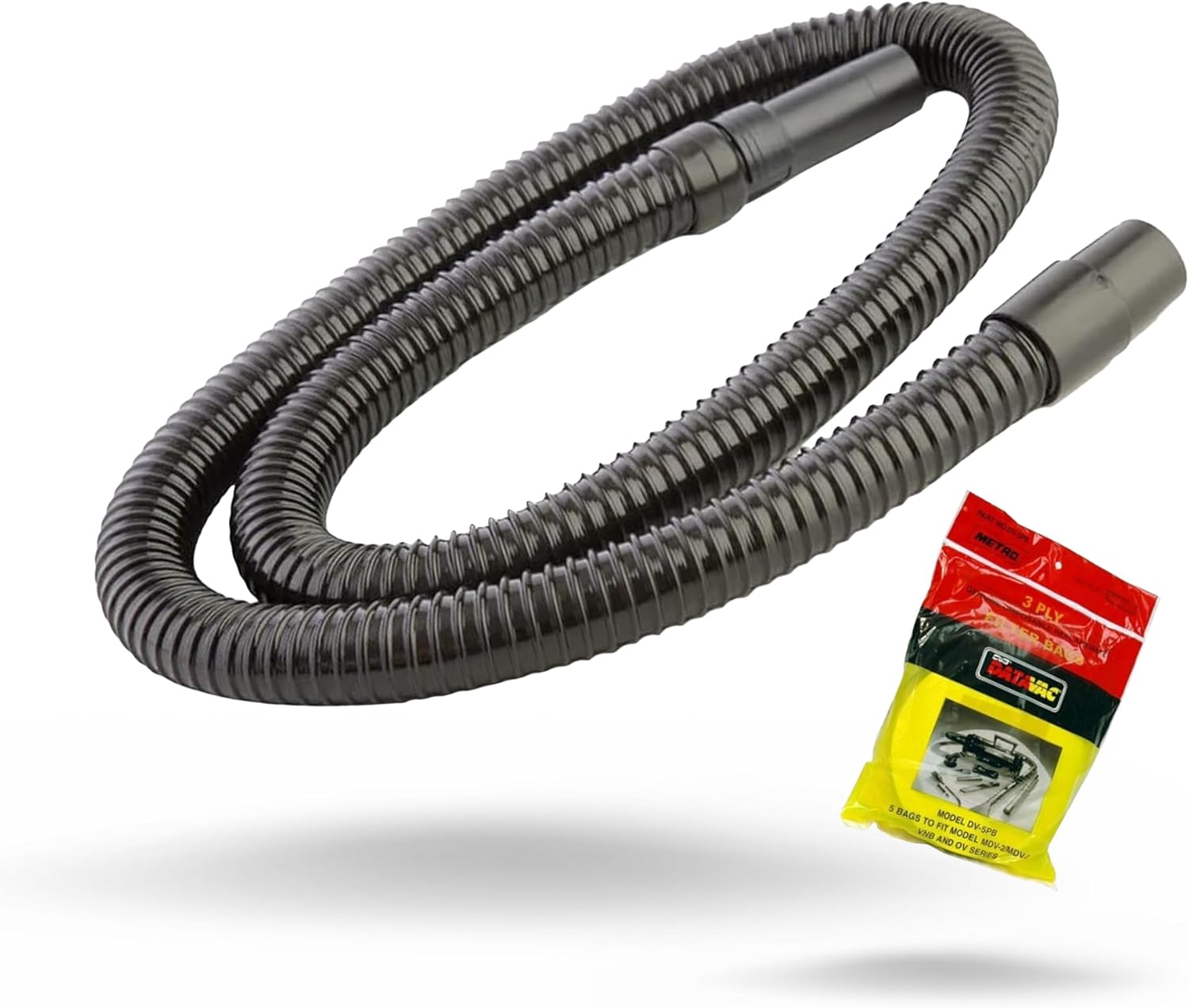MetroVac 6' Standard Flexible Hose Bundle With Dust Bag 5 Pack (DV5PB)