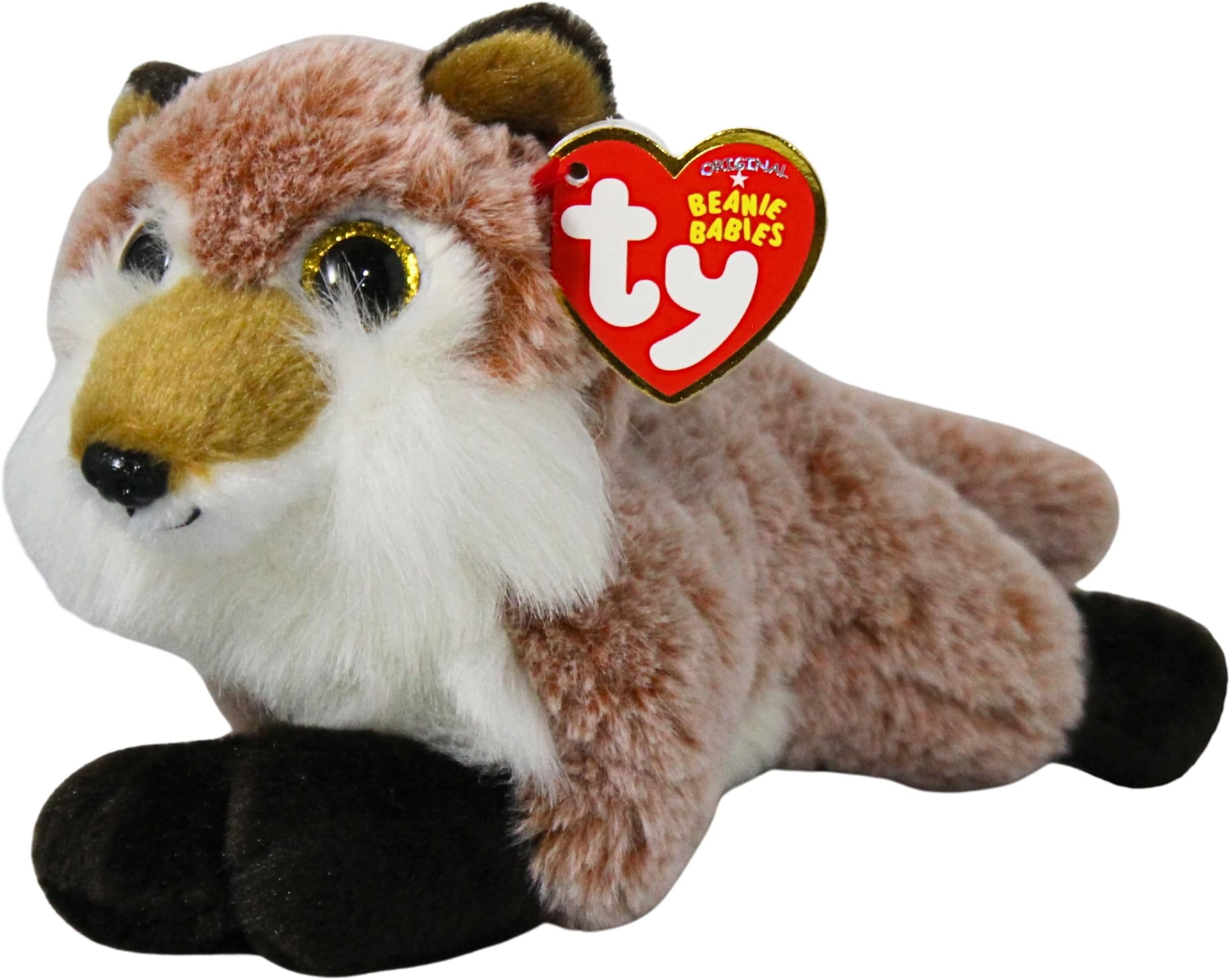 TY UK Ltd 50052 Fredrick Fox Beanie Babies, Multicoloured
