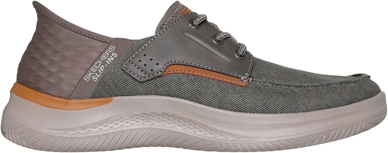 Skechers Men's Hasting Niko Moc Toe Bungee Lace Slip-ins