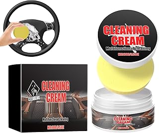 レザークリーム - 防水自動車トリム修復剤 - 自動車内装レザークリーニングクリーム,ソファ 靴 ブーツ バッグ 財布 サドル 家具用
