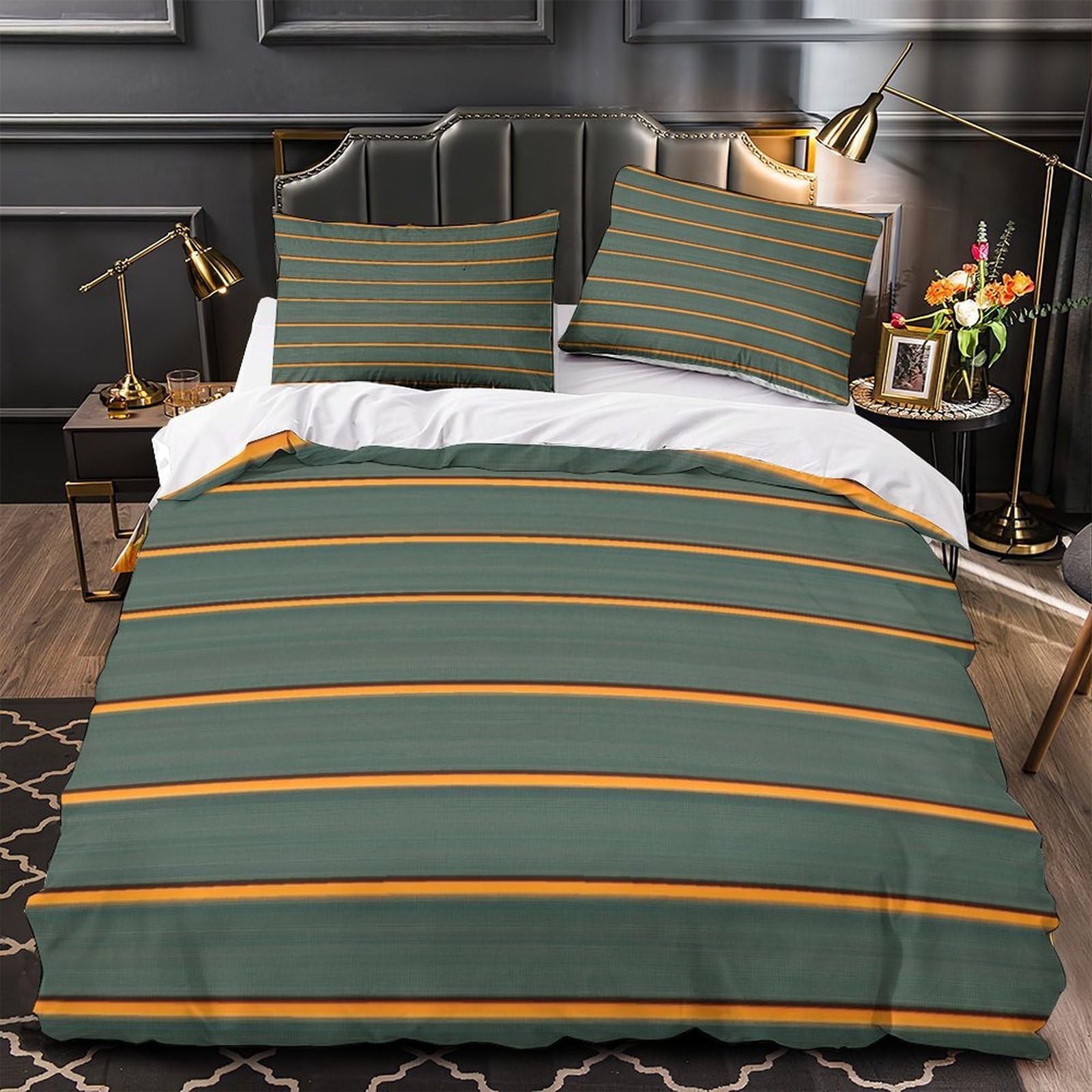 Housse de couette 135x200cm hypoallergique ultra douce