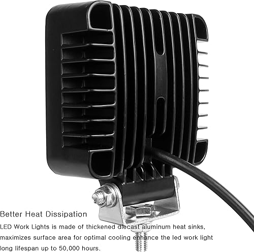 Miniatura 4 de Luz LED de 4 pulgadas para conducción de inundación, impermeable, luces auxiliares para automóvil, 4 x 4, todoterreno, SUV, remolque, camión,