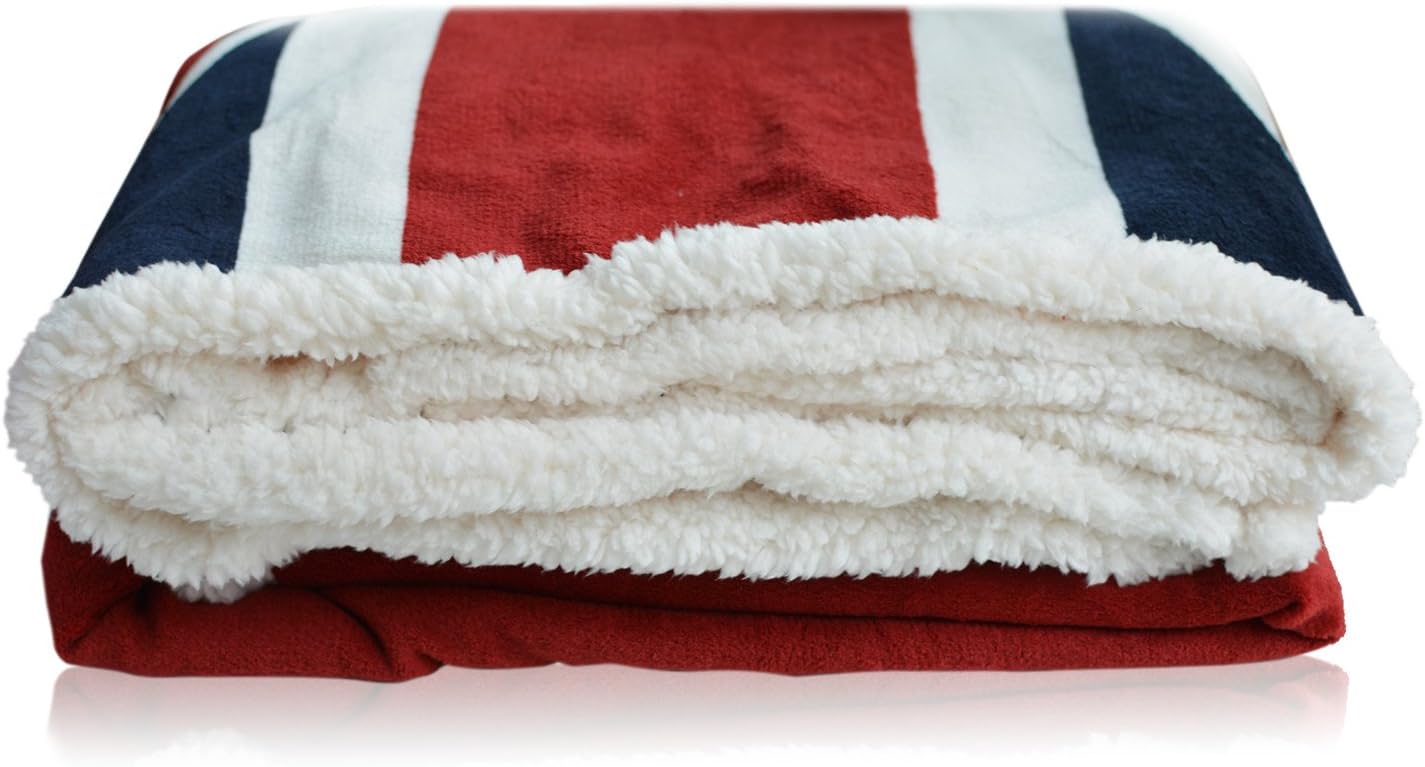 Brandream Super Soft Fleece Blanket British Flag Throw Blankets Teens Boys Adults Cuddling Blankets 51 X63