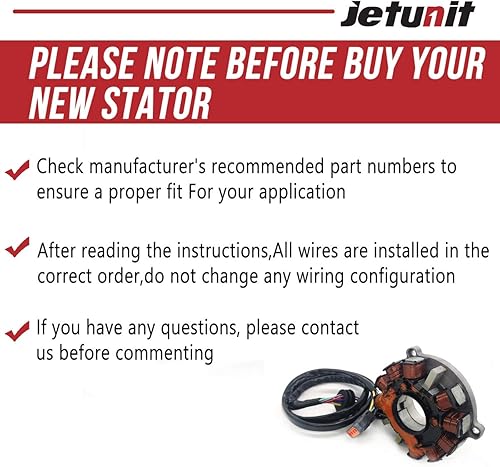 Miniatura 4 de Estátor para Polaris Jetski 4010170 SLTX B/Genesis/SLX 2/Pro 1200 /Virage TX 1999 2000 2001 2002