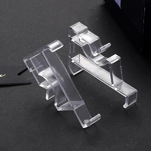 Miniatura 6 de 12 clips transparentes para cenefa de 2 pulgadas, clips ocultos para persianas horizontales de repuesto, clips ocultos de plástico para madera o