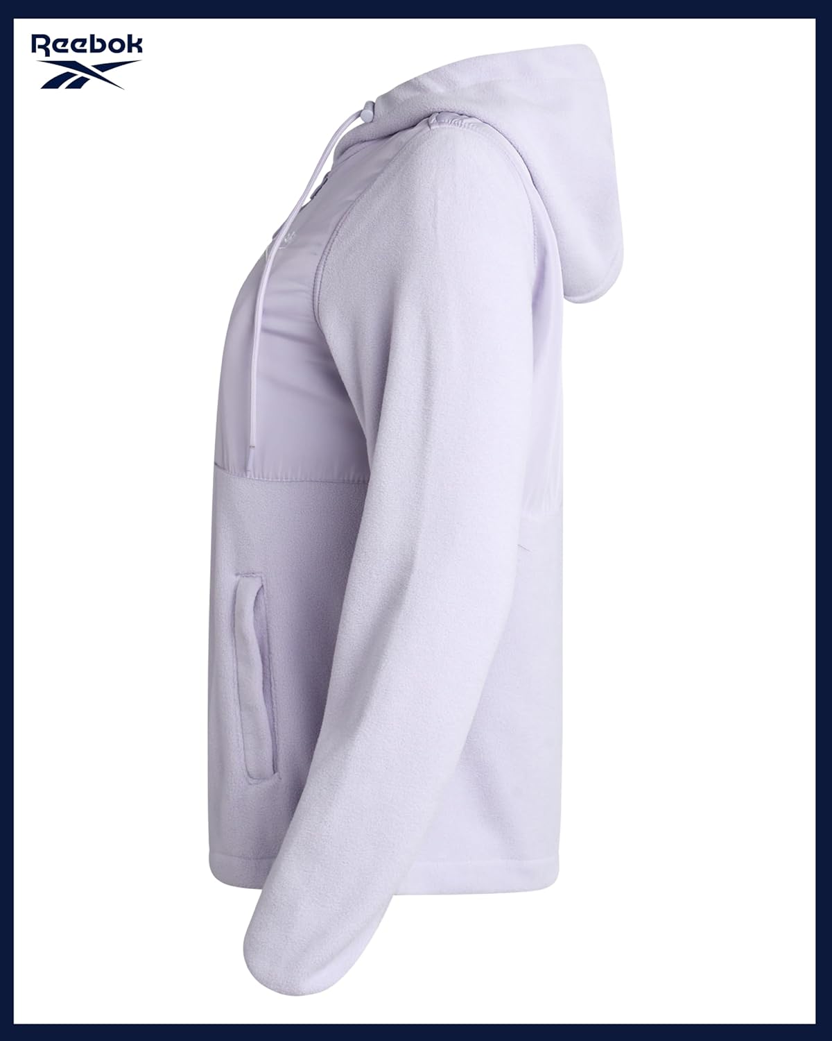 Reebok Womens Fleece Jacket - Lightweight Super Soft Polar Fleece Lined Outerwear - Zip Up Hooded Winter Jackets for Women - Image 6