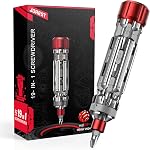 JOREST 19 in 1 Multibit Screwdriver Set, Magnetic Multitool Screwdriver with Torx Phillips Flathead Hex Square, Repair Tool Kit for Home Electronics Furintures