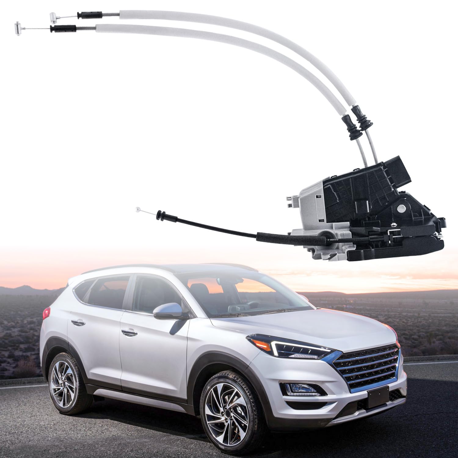 Atuador de Fechadura de Porta Compatível com Hyundai Tucson 2016 a 2020 - Lado do Passageiro Dianteiro, Substitui # 81320-D3010 81320D3010