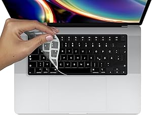 MyGadget Keyboard Cover for Apple MacBook Pro 14 & 16 Inch [from 2021 – M1] Air 13 Inch [2022 from 2022 – A2681 M2] Air 15…