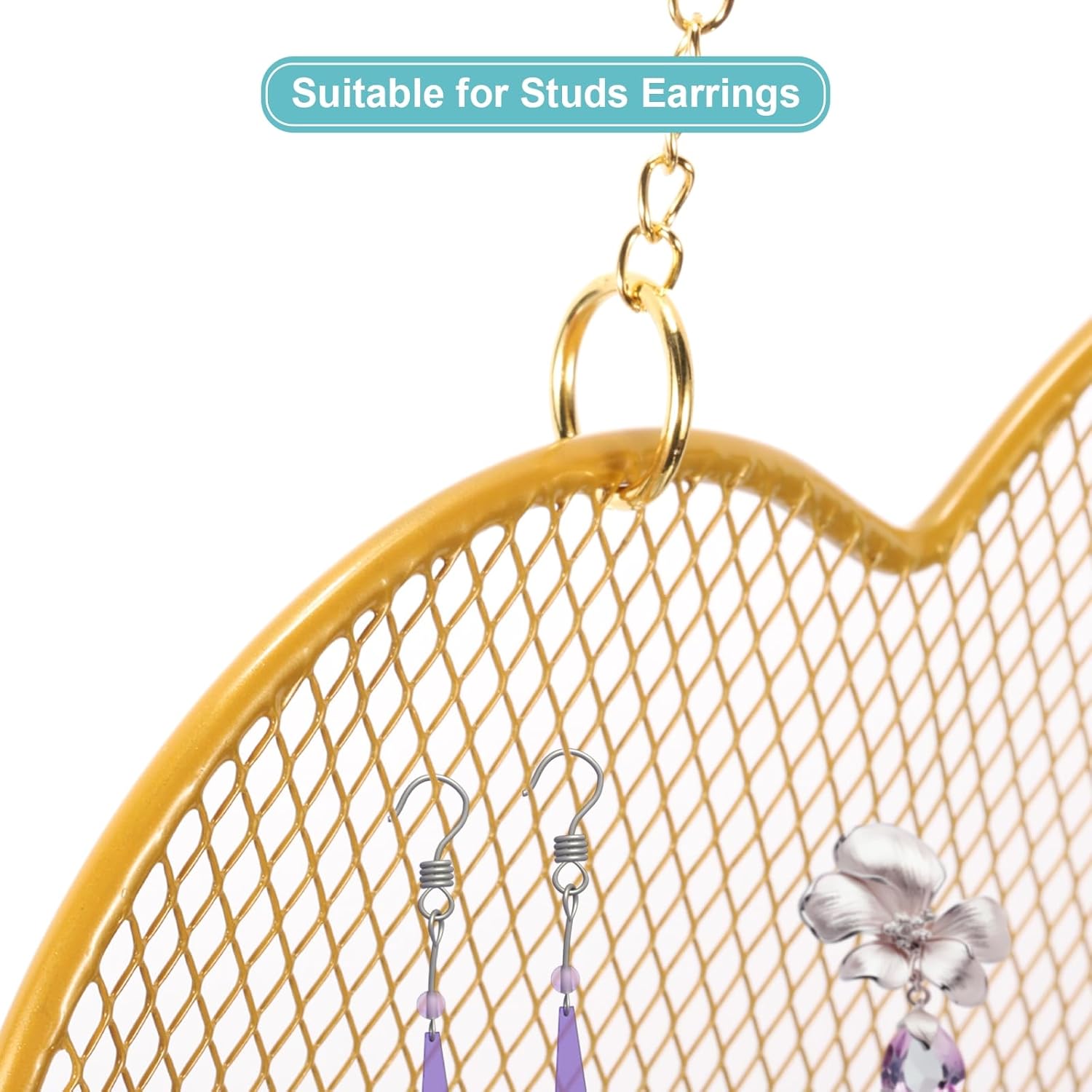 مجموعة من قطعتين من حامل الاقراط من باتيكيل، حامل منظم اقراط م... - view 3