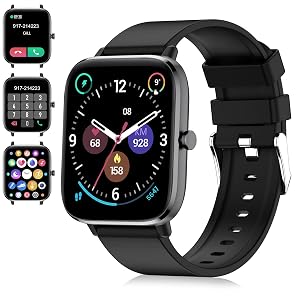 Smart Watch Smartwatch for Men - Answer Make Call 1 83 Touch Screen Fitness Tracker Heart Rate Sleep