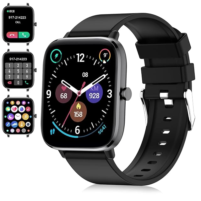 Smart Watch Smartwatch for Men - Answer Make Call 1 83 Touch Screen Fitness Tracker Heart Rate Sleep
