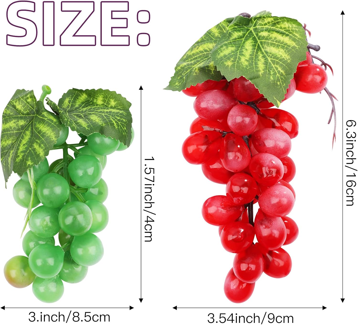 Toopify Fake Fruit Artificial Fruit Set for Home Decor