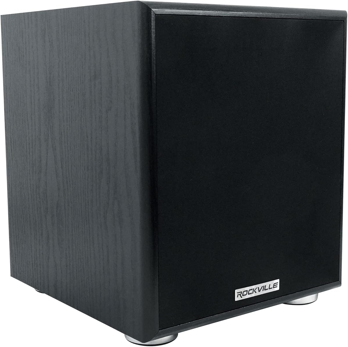 Rockville Rock Shaker 6.5 Black 200W Peak/100W RMS Powered Home Theater Subwoofer, Class-D, Adjustable Crossover, 20Hz-200Hz, Compact Design, for Movies and Music