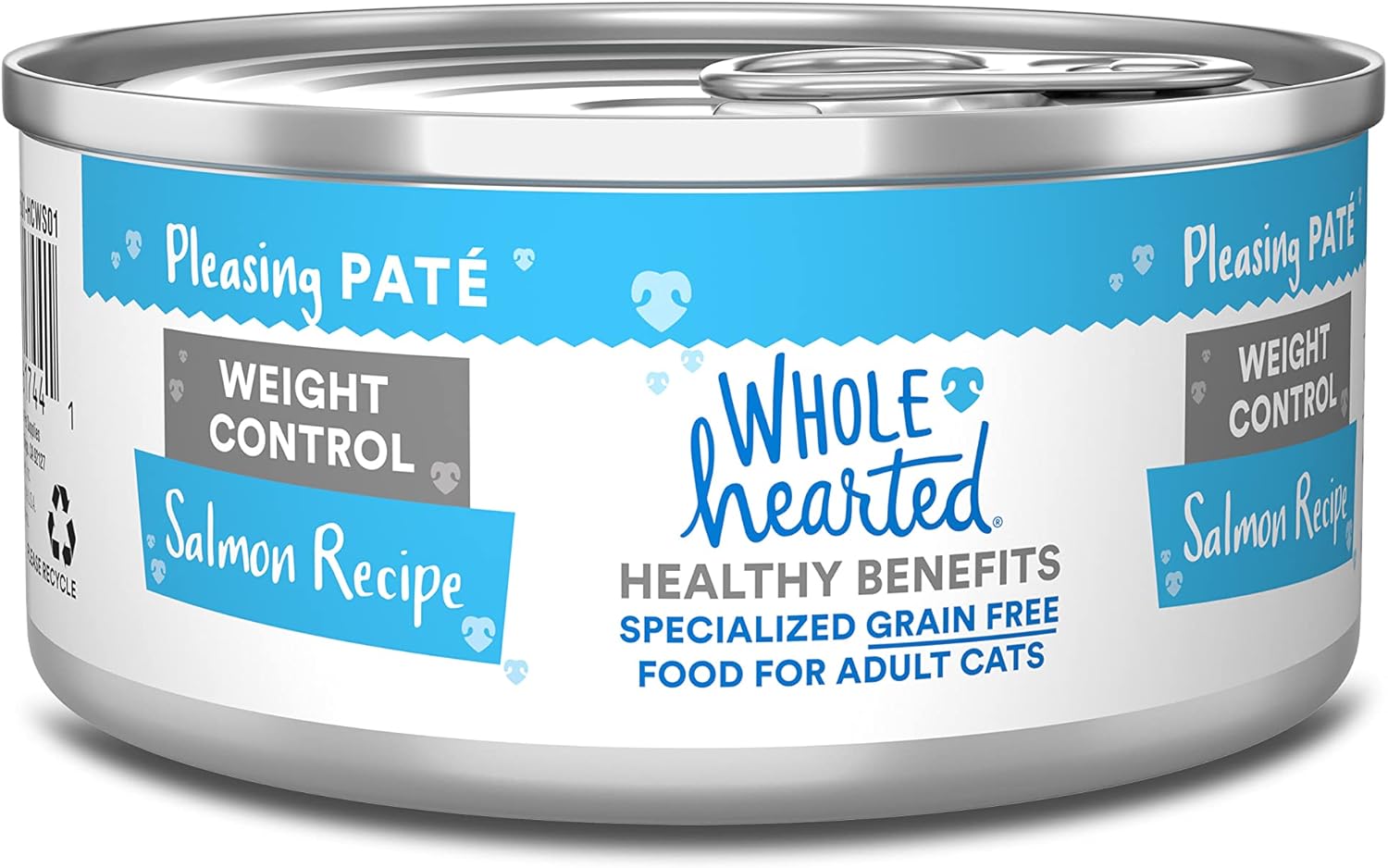 WholeHearted Weight Control Salmon Recipe Adult Wet Cat Food, 5.5 oz. Case of 24