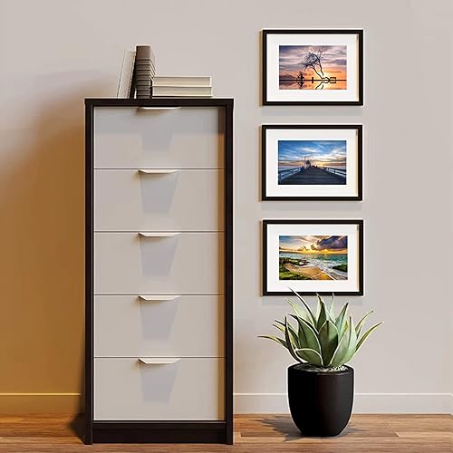 Miniatura 8 de Marco de fotos A4 en color negro, para fotos de 8.3 x 11.7 pulgadas, collage de marcos de fotos para pared o mesa para el Día de la Independencia