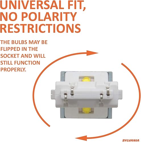 Vista 6 de Sylvania Zevo 3156 Bombilla LED (2 unidades), color rojo, Blanco