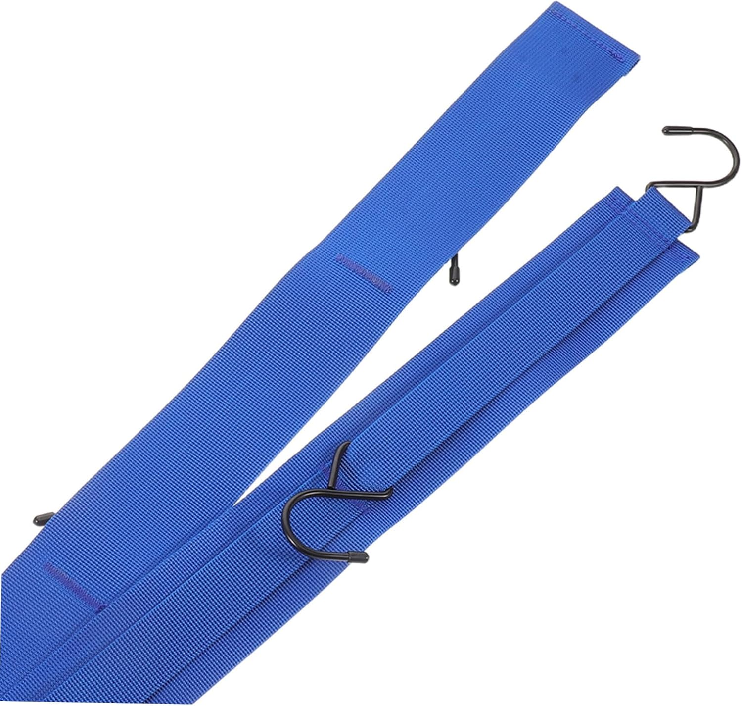 VALICLUD Portable Hockey Drying Rack with Blue Iron and Webbing Hooks, Multifunctional Sports Gear Organizer for Garages and Home Gyms, for Ice Hockey Players and Sports Gear Drying