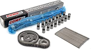 Genuine COMP CAM 12-602-4 Big Mutha Thumpr 243/257 Camshaft | LIFT: .500/.486" | High-Performance Lifters | Double Roller Timing | Push Rods | Kit FITS Chevrolet SBC 283 327 350 400 5.7 5.7L