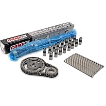 Genuine COMP CAM 12-600-4 Thumpr 227/241 Camshaft Kit | LIFT .479/.465" | High-Performance Lifters | Double Roller Timing | Push Rods | Kit FITS Chevrolet SBC 283 327 350 400 5.7 5.7L