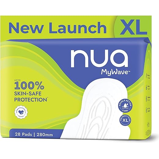 Nua MyWave XL Sanitary Pads Pack of 28