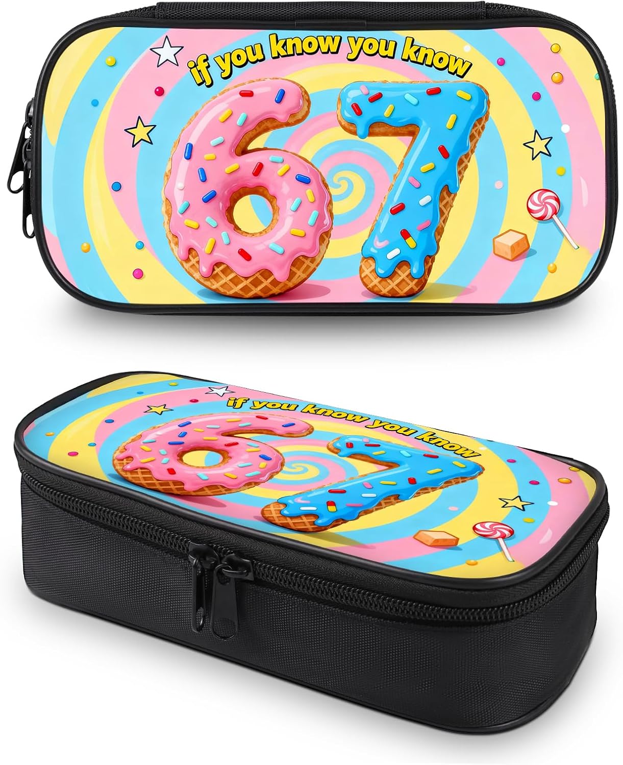 67 Pencil Case for Boys Girls, 67 Party Favors, Large Capacity Pencil Box
