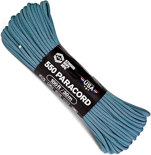 Color Changing 550 Paracord 100 Feet 7-Strand Core Nylon Parachute Cord Outside Survival Gear Made in USA | Lanyards, Bracelets, Handle Wraps, Keychain