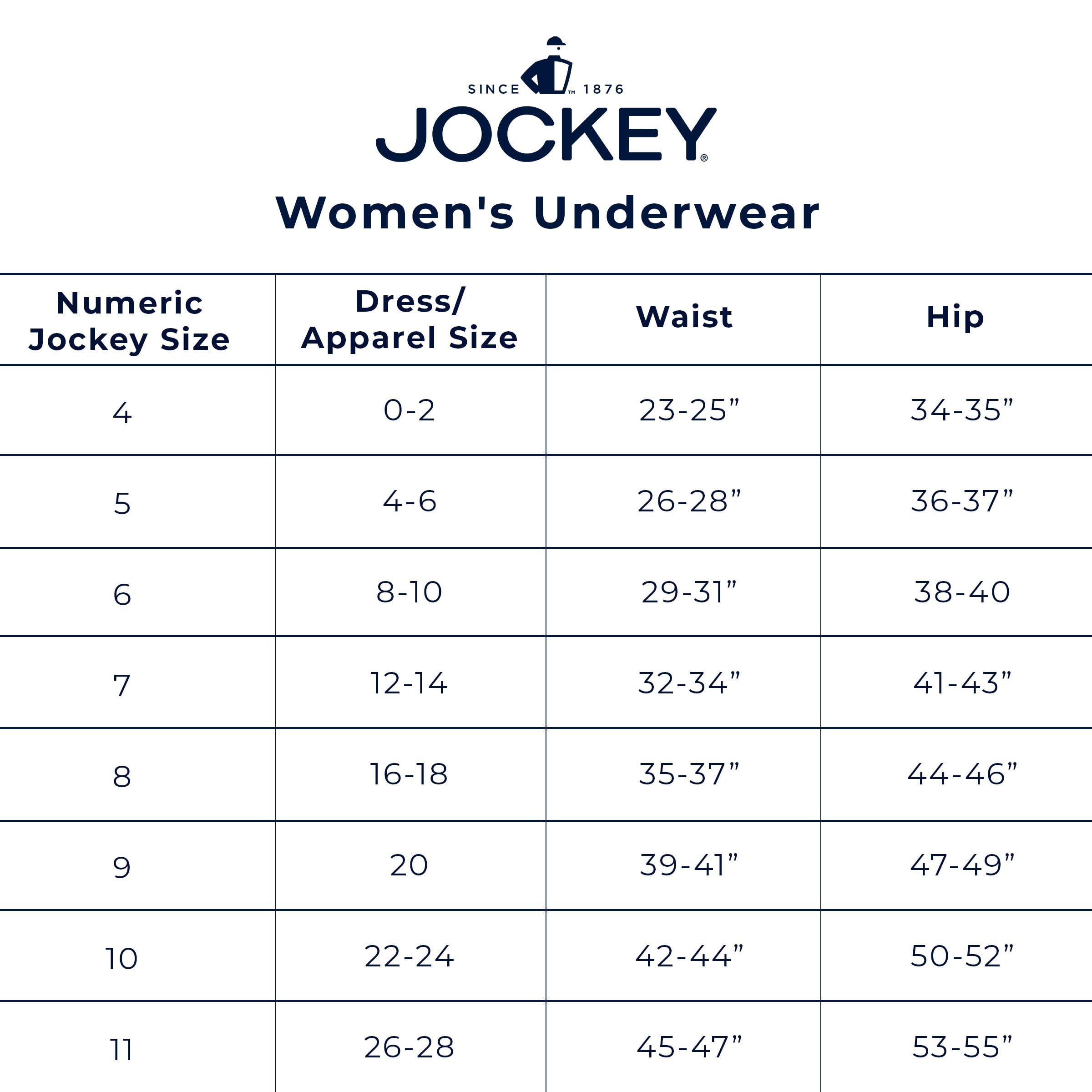 Jockey Women's Underwear Elance French Cut - 6 Pack