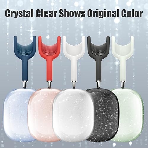 Miniatura 6 de VICHYIE Funda para AirPods Max (purpurina transparente)