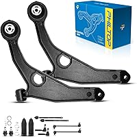 Vista 53 de PHILTOP Kit de suspensión ajustable de elevación de 1-6 pulgadas, 4 piezas de brazos de control superiores e inferiores delanteros compatibles