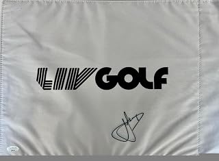 CAMERON "Cam" SMITH signed 2023 LIV Golf #18 Pin Flag-JSA AJ78158 - Sports Memorabilia