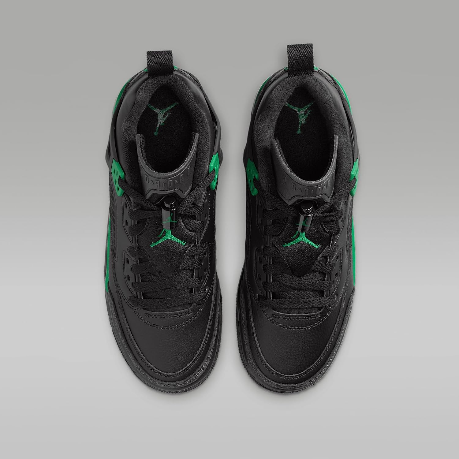 Jordan Spizike Low Big Kids' Shoes (FQ3950-003, Black/Anthracite/Pine Green) Size 6.5